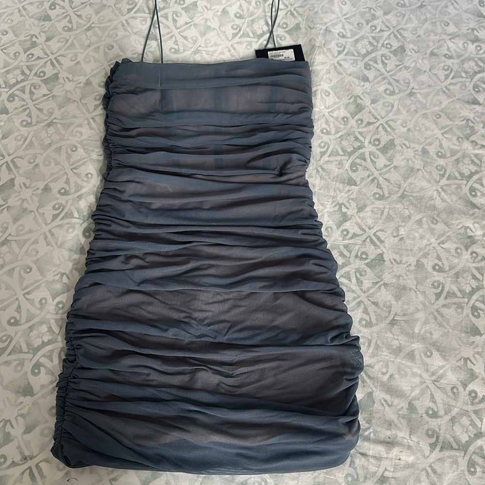 Brooklyn Karma Ruched Mesh Dress